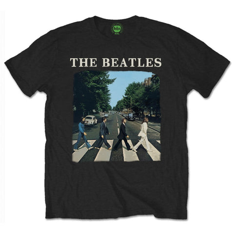 BEATLES TEE: ABBEY ROAD WITH LOGO