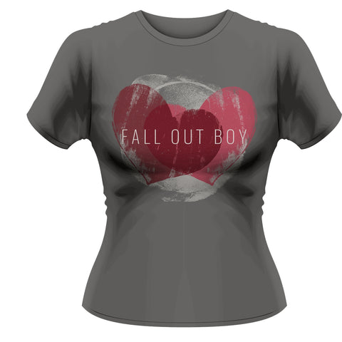 FALL OUT BOY LADIES TEE: HEARTS