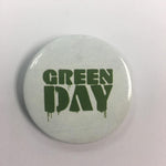 GREEN DAY BADGE: GREEN LOGO