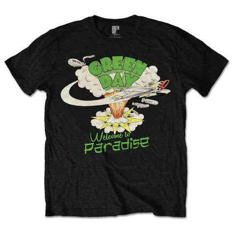 GREEN DAY TEE: WELCOME TO PARADISE