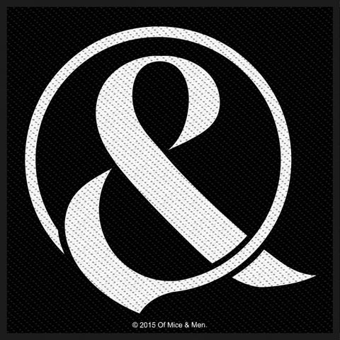 OF MICE & MEN WOVEN PATCH: AMPERSAND