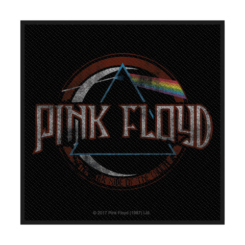 PINK FLOYD WOVEN PATCH: DARK SIDE OF THE MOON VINTAGE LOGO