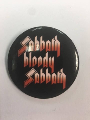 BLACK SABBATH BADGE: SABBATH BLOODY SABBATH
