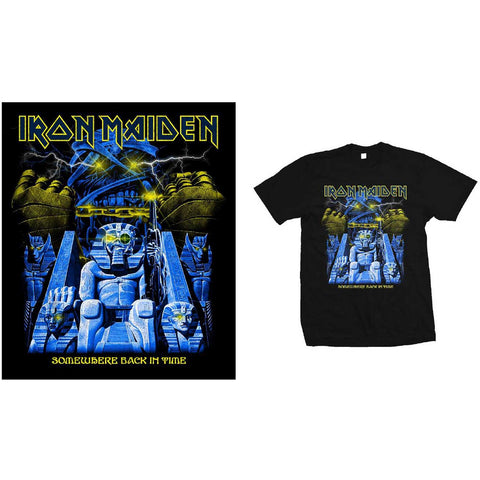 IRON MAIDEN TEE: SOMEWHERE BACK IN TIME MUMMY