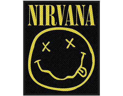 NIRVANA WOVEN PATCH: SMILEY