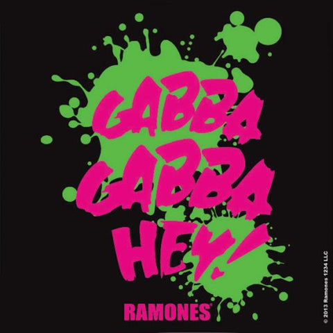 RAMONES COASTER: GABBA GABBA HEY!